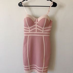 Pink bodycon dress (sold)